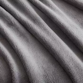 Плед «Этель», 200220 см, корал-флис, серый