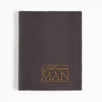 Плед флисовый «Этель» Best Man, 130150 см, флис 160 г/м