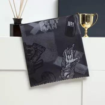 Плед флисовый «Этель» Best man, 75100 см, флис