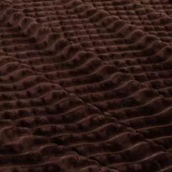 Плед «Этель. Клетка», 200220 см, корал-флис, коричневый