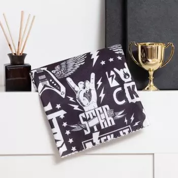 Плед флисовый «Этель» Rock, 75100 см, флис 160 г/м