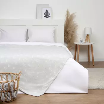 Плед «Этель. Сердечки», 180200 см, корал-флис