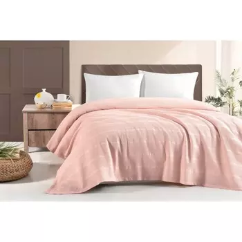 Плед Joyce, размер 210х235 см, цвет розовый