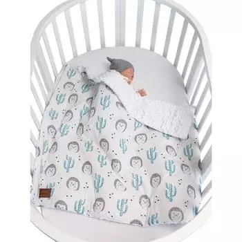 Плед «Ёжики», размер 95х85 см