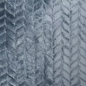 Плед "Косичка", размер 200х205см, велсофт 250г/м, полиэстер100%