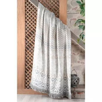 Плед Lily, размер 150х200 см, цвет бежевый, серый