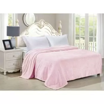 Плед Lip gloss, размер 200х240 см, цвет розовый