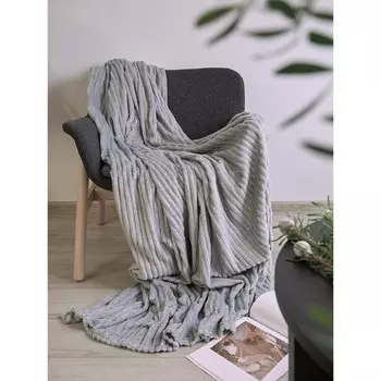 Плед Luxe grey/silver, размер 150х200 см