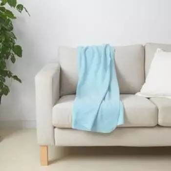 Плед МАНДАРИНРОЗ, 130x160 см, цвет голубой