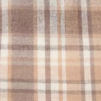 Плед Метро 140х200 см, 3/BOON, бел-беж-кор , шерсть 50%, пэ 30%, пан 20%