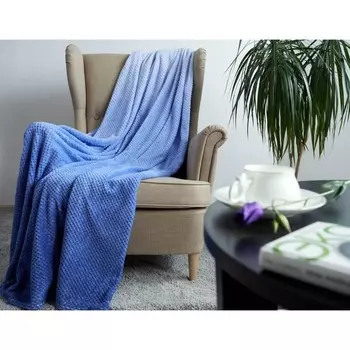 Плед Midnight, размер 200х200 см, цвет синий