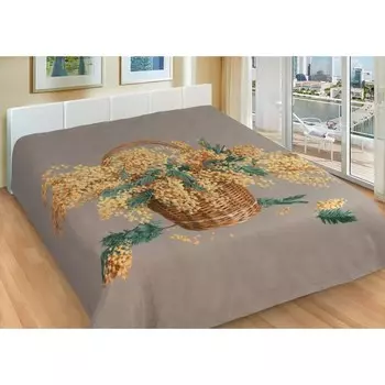 Плед Mimosa, размер 130х170 см, цвет серый