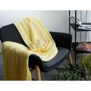 Плед Mimosa, размер 200х240 см, цвет желтый
