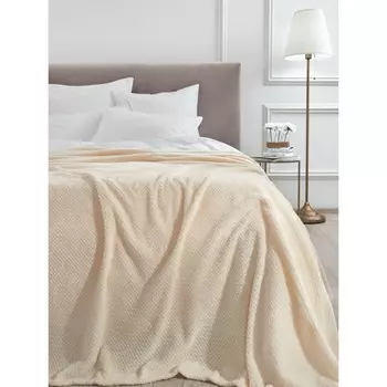 Плед Mousse, размер 200х220 см, цвет бежевый