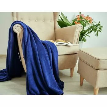 Плед Neptun, размер 180х200 см, цвет синий