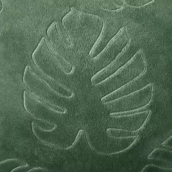 Плед Олива Монстера 150х200см, велсофт 270г/м, пэ100%