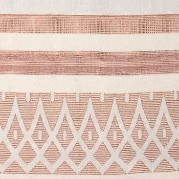 Плед Орнамент 150х200 см, бел/беж/тер, шерсть 40%, пан 35%, пэ 20%, кашемир 5%