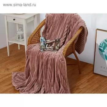 Плед Orrizonte евро, размер 200 x 220 см, велсофт