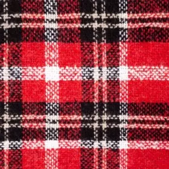 Плед Palermo 140х200 см, красный-черный-белый, шерсть 20%, пан 40%, полиэстер 40%
