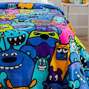 Плед Павлина FREEDom Крейзи Мишки 100х150см, аэрософт 190 г/м, пэ100%