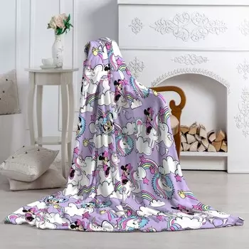 Плед "Павлинка" Минни Маус, 150х100, аэрософт 190гм, пэ100%