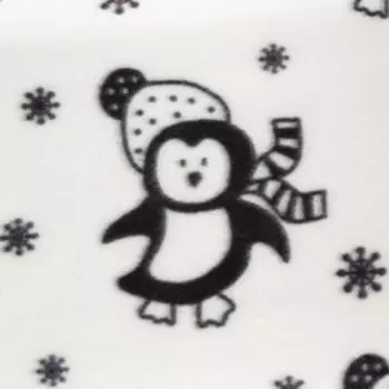 Плед Пингвинята 120х150см, флис 160г/м², 100% полиэстер