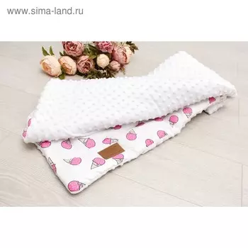 Плед «Растем вместе», размер 85 95 см, принт мороженое