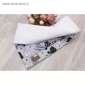 Плед «Растём вместе», размер 85 95 см, принт котики