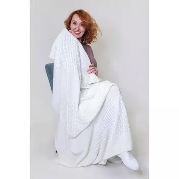 Плед, размер 130 x 170, цвет молочный