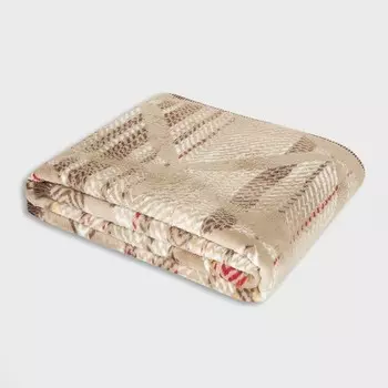 Плед, размер 150x200 см, цвет кофейный