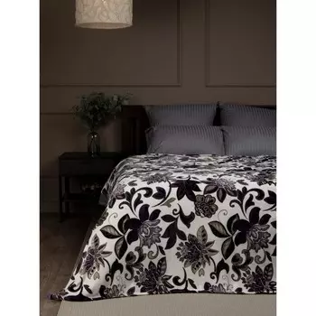 Плед Amore Mio, фланель, размер 180x200 см, цвет синий