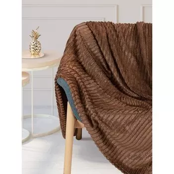 Плед, размер 200х220 см, цвет красный