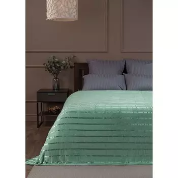 Плед, размер 200x220 см, цвет мятный