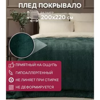 Плед, размер 200x220 см