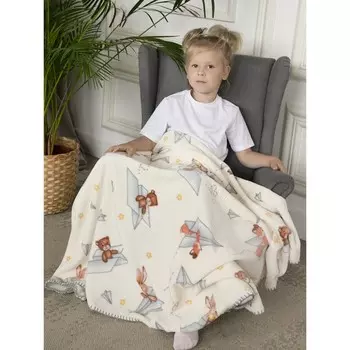 Плед «Самолётики», размер 100х118 см