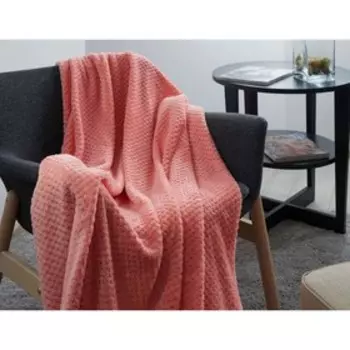 Плед Sherbet, размер 100х150 см, цвет розовый