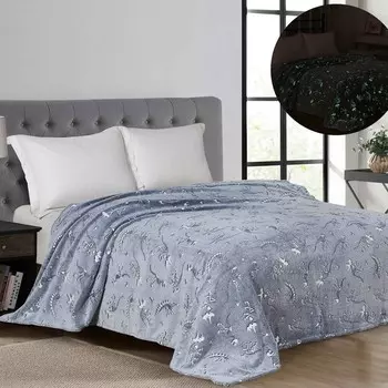 Плед светящийся 150х200, велсофт 280г/м, пэ100%