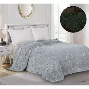 Плед светящийся 150х200, велсофт 280г/м, пэ100%