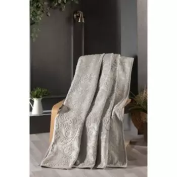 Плед Valencia, размер 220х240 см, бежевый