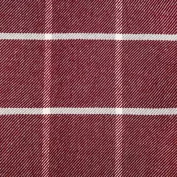 Плед Валенсия 140х200 см, белый-бордовый, хлопок 50%, полиэстер 30%, пан 20%