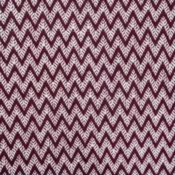 Плед Валенсия 140х200 см, цвет белый/слива