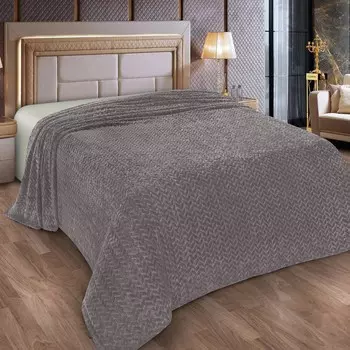 Плед Волна 150х205см, велсофт 250г/м, 100% полиэстер