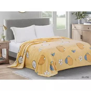 Плед велсофт «Лимонад», размер 220x200 см