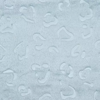 Плед Ягуар 150х200см, небесный, велсофт 280г/м, пэ100%