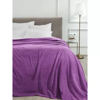 Плед Zircon, размер 200х220 см, цвет фиолетовый