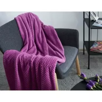 Плед Zircon, размер 200х240 см, цвет фиолетовый