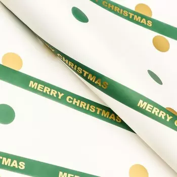 Пленка для цветов, 5757 см, зелёная