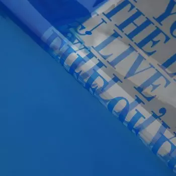 Пленка для цветов, «Чистая любовь», синий, 5757 см