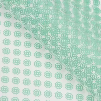 Пленка для цветов глянцевая, "Цветочный орнамент", 58х58см, тиффани