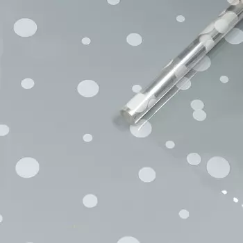 Пленка для цветов «Круги» белая 0.78.2 м, 40 мкм